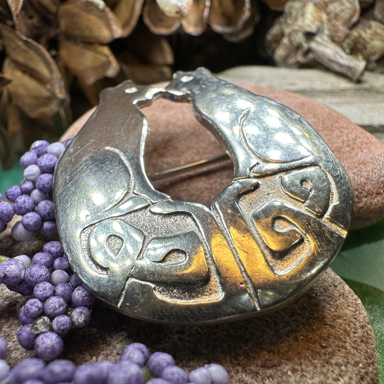 Celtic Cats Brooch