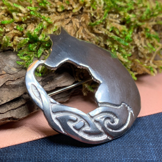 Celtic Fox Brooch