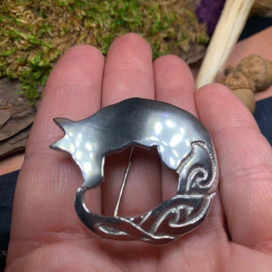 Celtic Fox Brooch