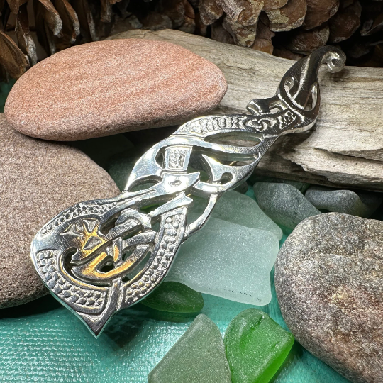 Celtic Dragon Kilt Pin