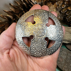 Bold Celtic Cross Brooch