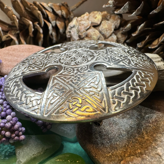 Bold Celtic Cross Brooch