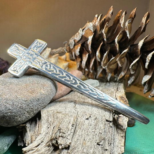 Celtic Cross Kilt Pin