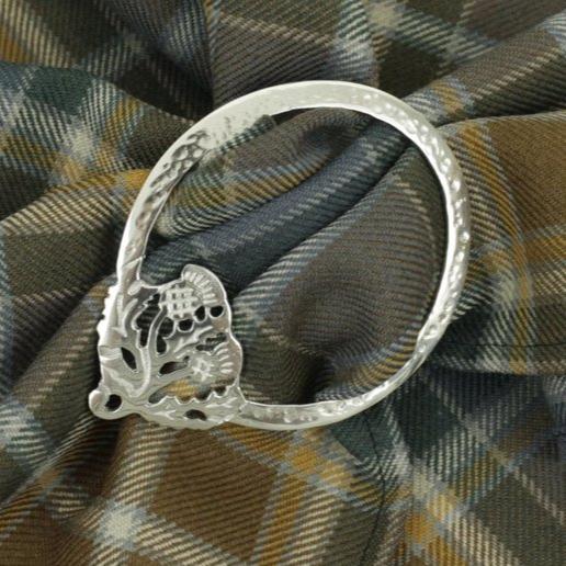 Double Thistle Scarf Ring