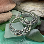 Celtic Knot Hoop Earrings