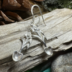 Welsh Daffodil Love Spoon Earrings