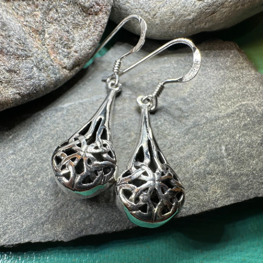 Celtic Raindrop Earrings