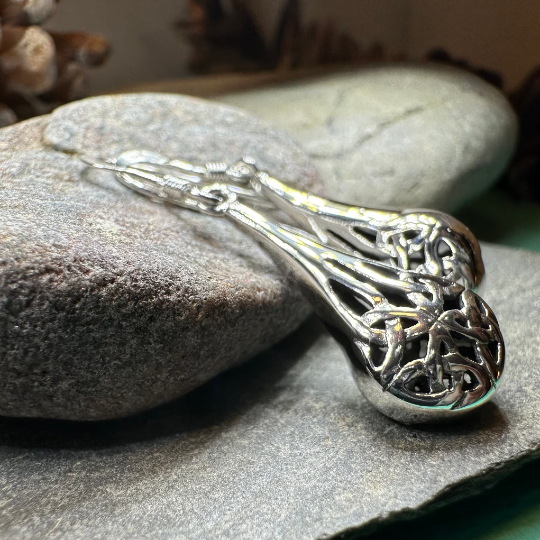 Celtic Raindrop Earrings