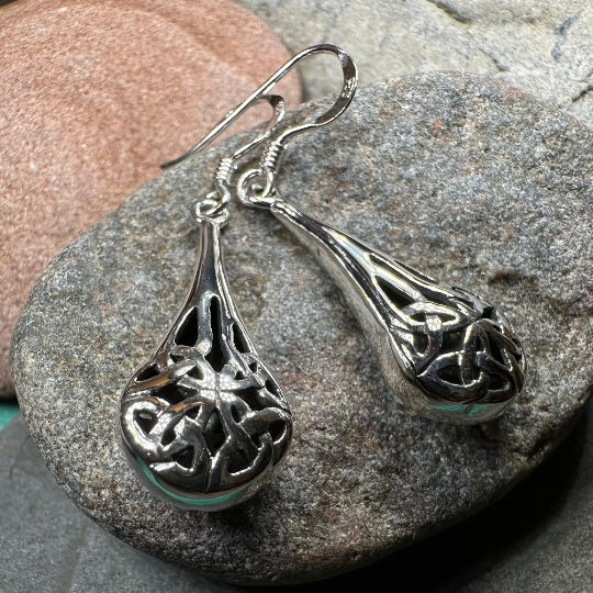 Celtic Raindrop Earrings