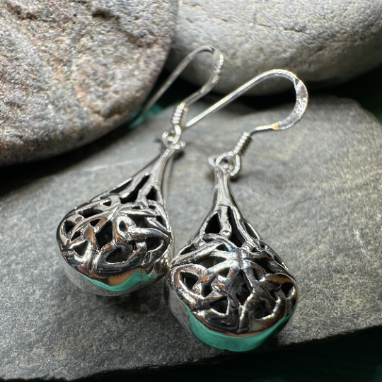 Celtic Raindrop Earrings
