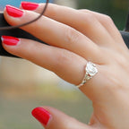 Sterling Silver Rose Ring