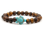 Unique Natural Stone Beads Turtle Bracelets