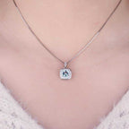 Women's Sky Blue Topaz Cut Silver Plated Jewelry Set