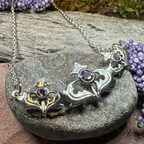 Inverness Thistle Amethyst Necklace