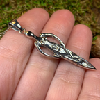 Danu Goddess Silver Necklace