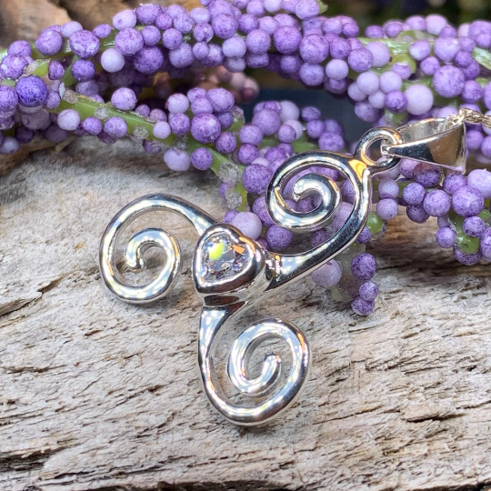 Celtic Spiral Love Necklace