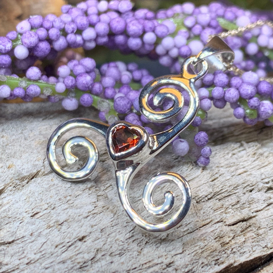 Celtic Spiral Love Necklace