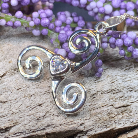 Celtic Spiral Love Necklace