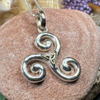 Keeva Triple Spiral Necklace