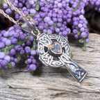 Celtic Cross Heart Necklace