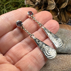 Cablaith Triple Spiral Earrings