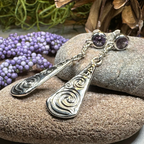 Cablaith Triple Spiral Earrings