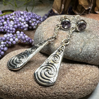 Cablaith Triple Spiral Earrings