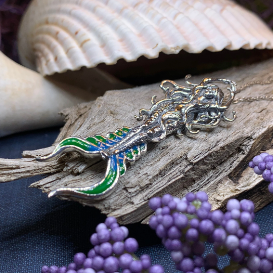 Diver Mermaid Necklace