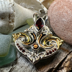 Celtic Triquetra Gemstone Necklace