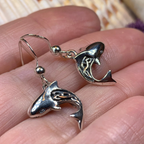 Celtic Shark Earrings