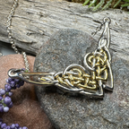 Celtic Endless Love Heart Necklace