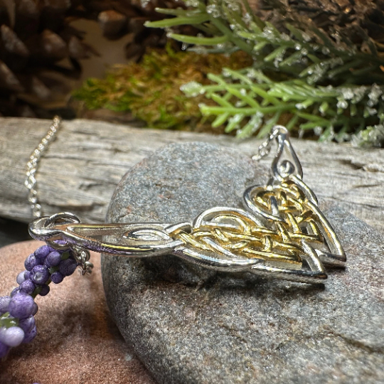 Celtic Endless Love Heart Necklace