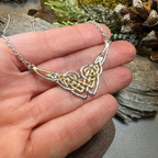 Celtic Endless Love Heart Necklace