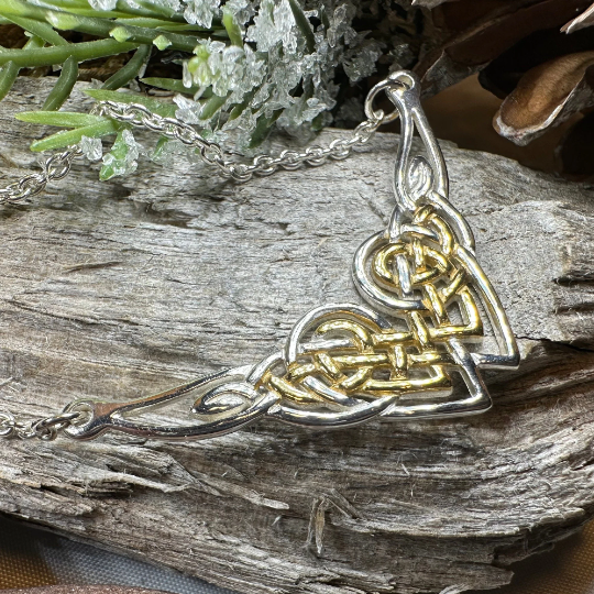 Celtic Endless Love Heart Necklace