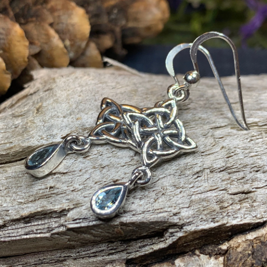 Quaternary Celtic Knot Earrings