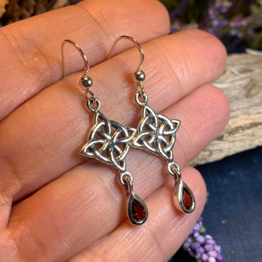 Quaternary Celtic Knot Earrings