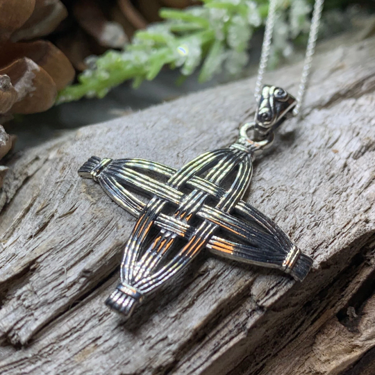 Protection St. Brigid's Cross Necklace