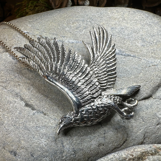 Eagle in Flight Necklace