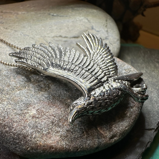 Eagle in Flight Necklace