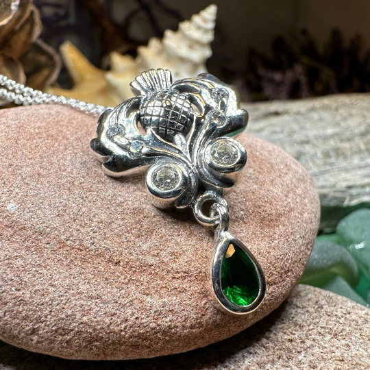 Scottish Aberdeen Thistle Necklace