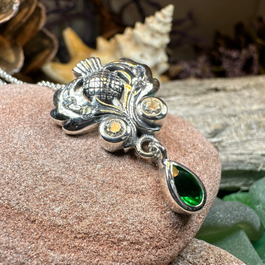 Scottish Aberdeen Thistle Necklace