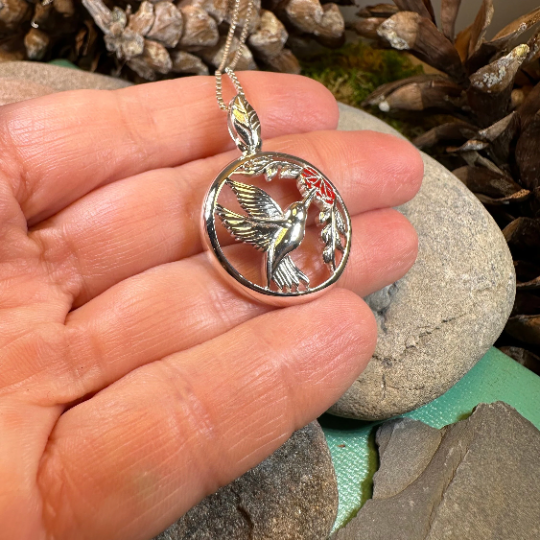 Tropical Hummingbird Necklace