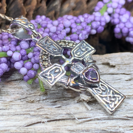 Claddagh Cross Necklace