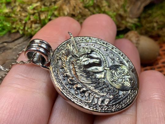 Celtic Unicorn Necklace