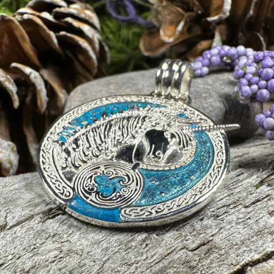 Celtic Unicorn Necklace