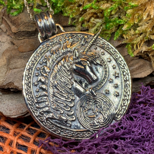 Celtic Unicorn Necklace
