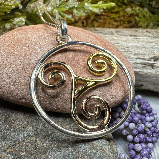 Arawn Celtic Spiral Necklace