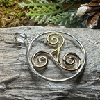 Arawn Celtic Spiral Necklace