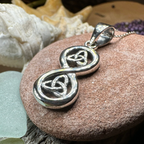 Trinity Knot Infinity Necklace