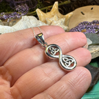 Trinity Knot Infinity Necklace